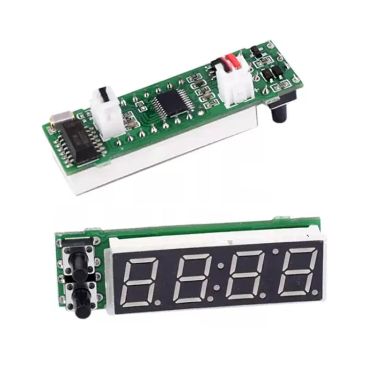 3 in 1 DC5-50V Car High-precision Electronic LED Luminous Clock + Thermometer + Voltmeter, 3 in 1 DC5-50V Red, 3 in 1 DC5-50V 3 in 1 DC5-50V, 3 in 1 DC5-50V Green, 3 in 1 DC5-50V Blue