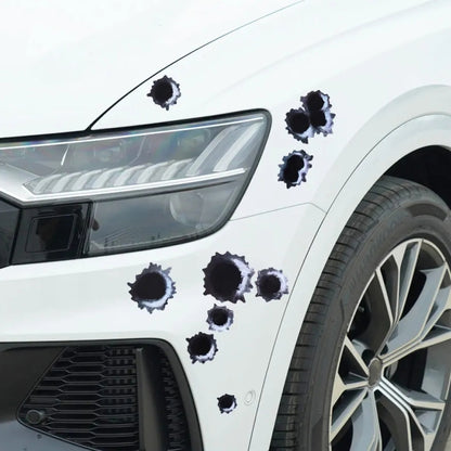 Car PVC Self-adhesive Bullet Hole Scratch Personalized Stickers, Bullet Hole 2