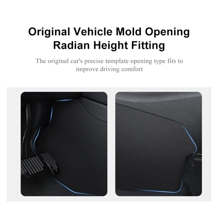 For Tesla Model Y 2pcs / Set Car Center Control Side Anti-Kick Pad, Center Console Side Anti-kick Pad