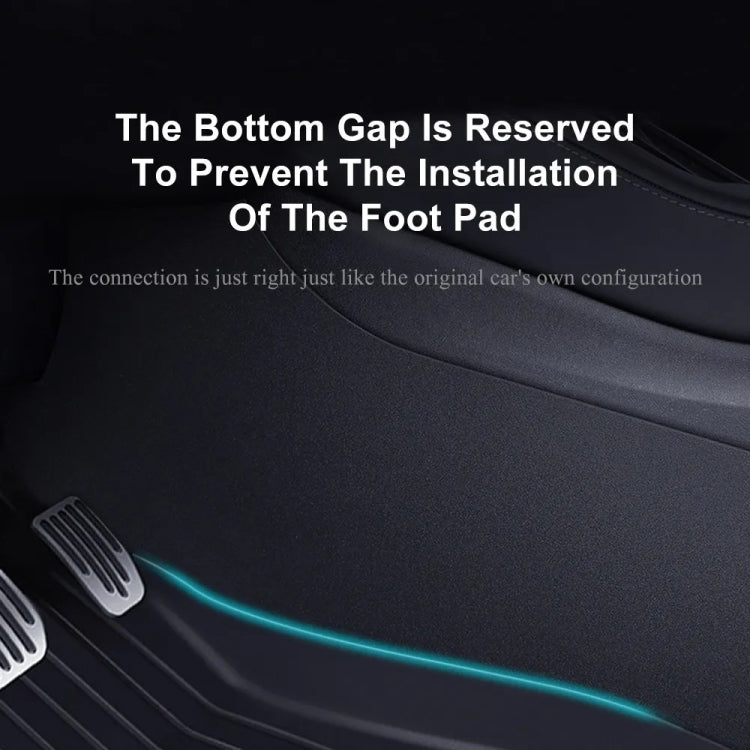 For Tesla Model Y 2pcs / Set Car Center Control Side Anti-Kick Pad, Center Console Side Anti-kick Pad