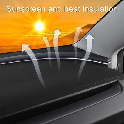 For Tesla Model 3 / Y Car Dashboard Lightproof Mat Sun Protection Sunshade Mat, Dashboard Lightproof Mat