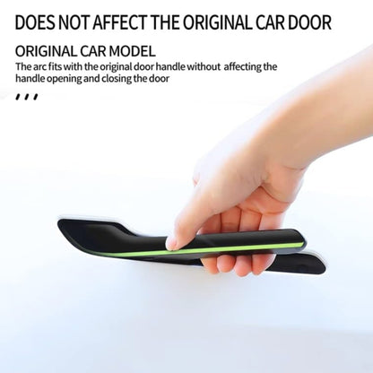 For Tesla Model 3 / Y 4pcs / Set Car Door Handle Luminous Decorative Sticker, Door Handle Decorative Sticker