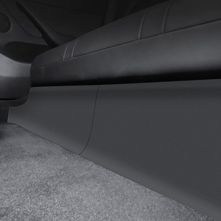 For Tesla Model Y 2pcs / Set Car Rear Seat Lower Protection Panel, Rear Seat Lower Protection Panel