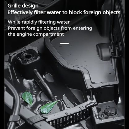 For Tesla Model Y 2021-2023 Car Front Hood Gutter Anti-blocking Protective Cover, Front Hood Gutter