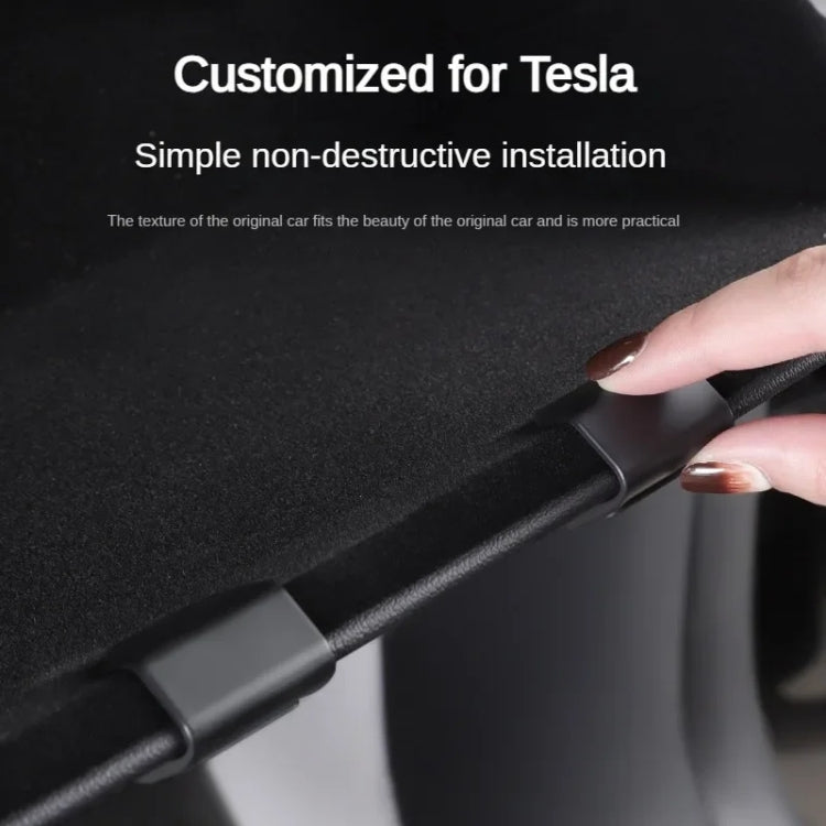 For Tesla Model Y 2022-2023 Car Co-pilot Glove Box Hidden Hook, Co-pilot Glove Box Hook