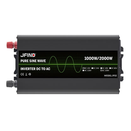 JFIND JF02 1000W 12V to 220V Pure Sine Wave Power Inverter, JF02