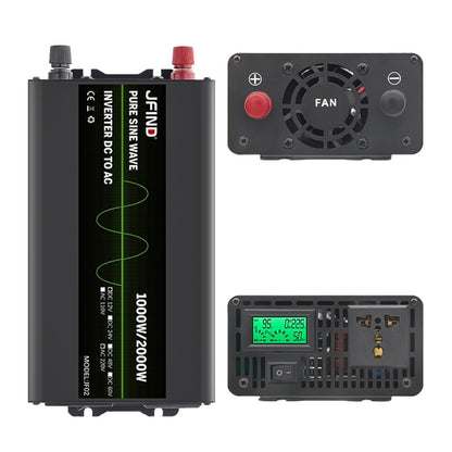 JFIND JF02 1000W 12V to 220V Pure Sine Wave Power Inverter, JF02