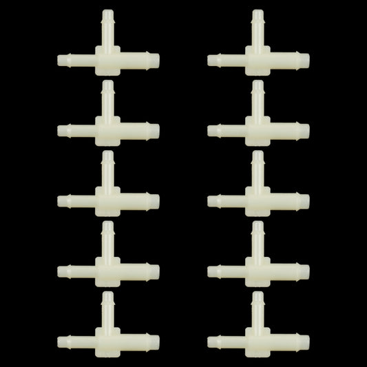 10pcs/Bag Car T Type Wiper Spray Nozzle Water Pipe Connection Tube, C440