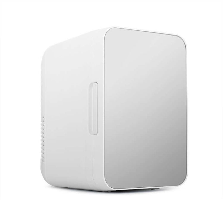 8L 37-48W Tempered Glass Panel Car / Home Mini Refrigerator, EU Plug, 8L, EU Plug (Gold), 8L, EU Plug (Silver)