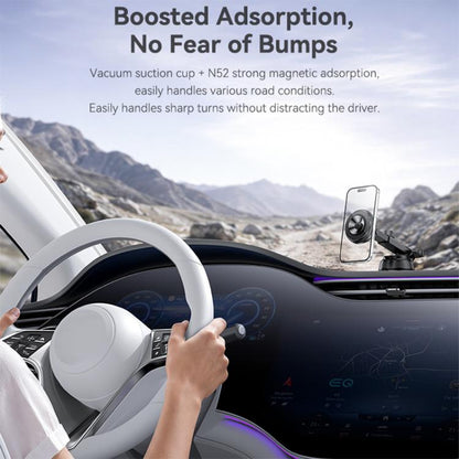 Yesido C284 2 in 1 Magnetic Car Vacuum Suction Cup Phone Holder, C284