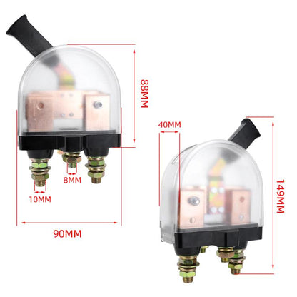 RV Yacht E-108 Battery High Current Power Off Main Switch, Transparent
