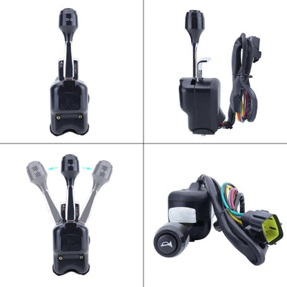 CP-5221 UTV Turn Signal Kit with Horn, Plug and Play Street Legal with Column Turn Switch and 105, Amber LED Blinker Kit, CP-5221