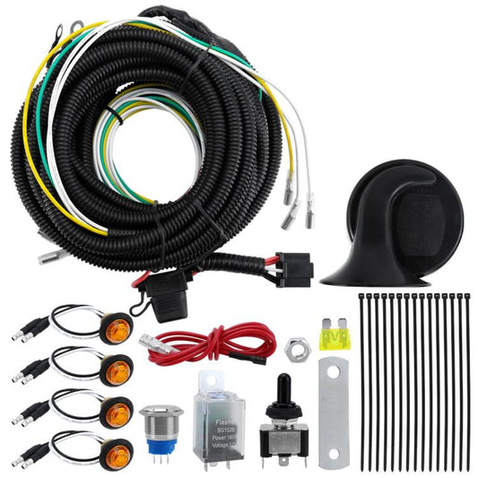 CP-5227 UTV / ATV Turn Signal Kit, Street Legal Kit with Toggle Switch, CP-5227