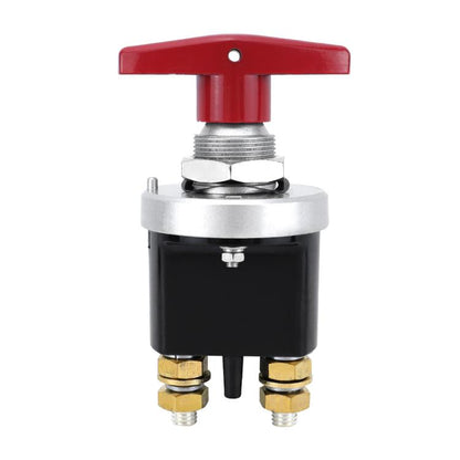 300A High Current Silver-plated Copper 12V-36V Battery Cut Off Switch with Red Handle Isolator, CP-5317
