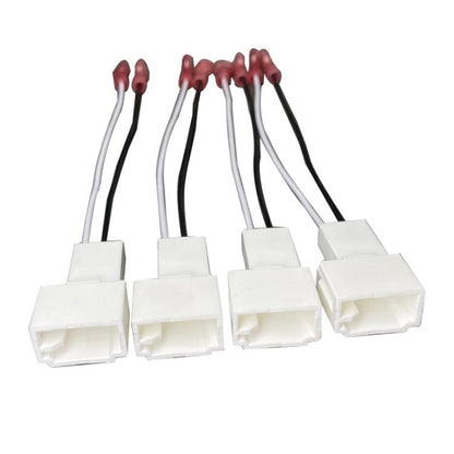 4pcs Car Audio Conversion Harness Connector Subwoofer Speaker Wiring Adapter for Toyota / Mitsubishi / Subaru, For Toyota / Mitsubishi / Subaru