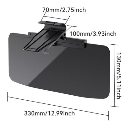 SHUNWEI SD-2302 Car Sun Visor Day Night Anti Glare Visor Adjustable Visor Protection Mirror, SD-2302