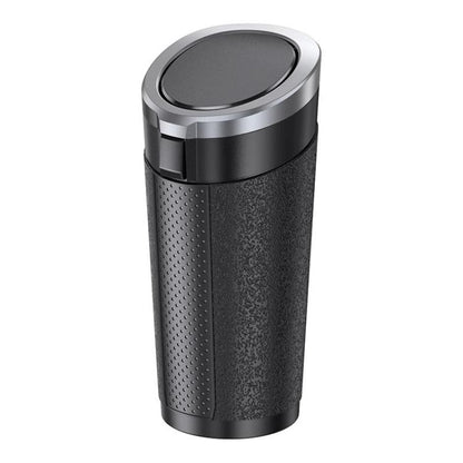 SHUNWEI SD-1612 Car Trash Can Portable Soft Cup-Shaped Waste Bin for Vehicles, SD-1612 (Black), SD-1612 (Silver)