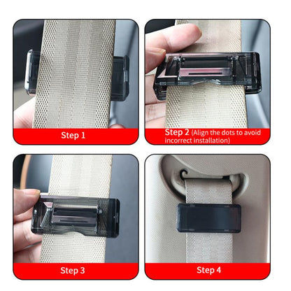 SHUNWEI SD-1405 1 Pair Car Safety Stopper Buckle Seat Belt Clip, Car Safety Stopper