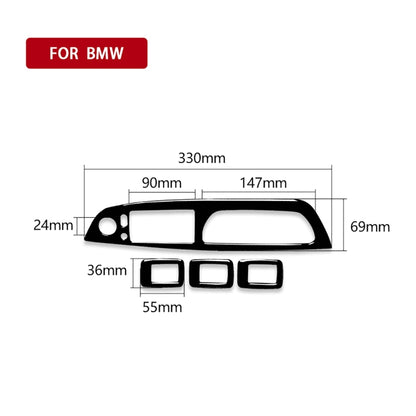 Car Left Drive Window Lift Panel + Start Button Decorative Sticker for BMW X5 E70 2008-2013 / X6 E71 2009-2014, Window Lift Panel, Left