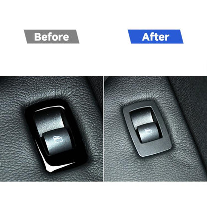 Car Right Drive Window Lift Panel + Start Button Decorative Sticker for BMW X5 E70 2008-2013 / X6 E71 2009-2014, Window Lift Panel, Right