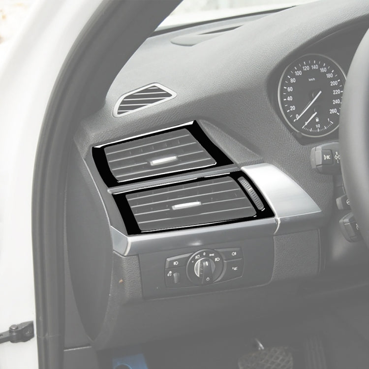 For BMW X5 E70 / X6 E71 2008-2013 Car Side Air Outlet Decorative Sticker, Left and Right Drive Universal, Side Air Outlet