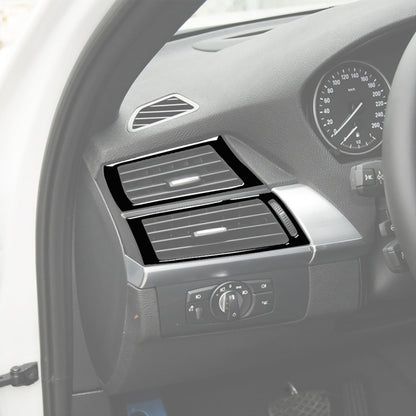 For BMW X5 E70 / X6 E71 2008-2013 Car Side Air Outlet Decorative Sticker, Left and Right Drive Universal, Side Air Outlet