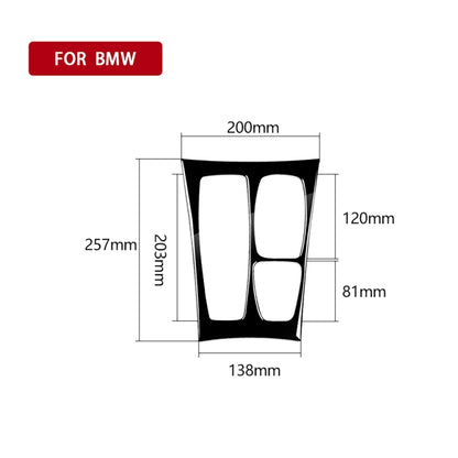 Car Left Drive Gear Panel Decorative Sticker for BMW X5 E70 2008-2013 / X6 E71 2009-2014, Left Drive Gear Panel
