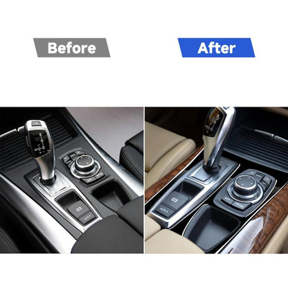 Car Left Drive Gear Panel Decorative Sticker for BMW X5 E70 2008-2013 / X6 E71 2009-2014, Left Drive Gear Panel