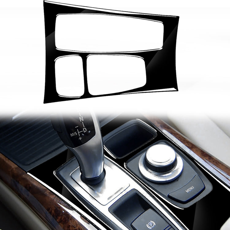 Car Left Drive Gear Panel Decorative Sticker for BMW X5 E70 2008-2013 / X6 E71 2009-2014, Basic Version, Left Drive Gear Panel, Basic Version