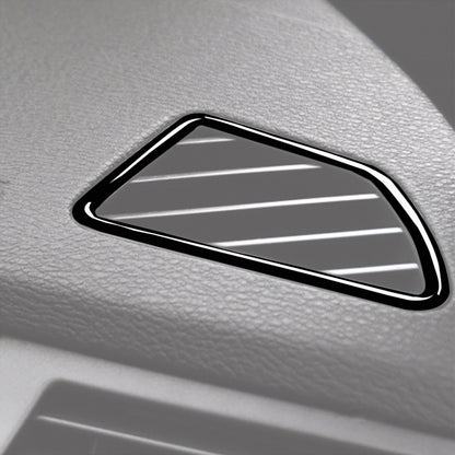 2pcs / Set Car Left Drive Dashboard Air Outlet Frame Decorative Sticker for BMW X5 E70 / X6 E71 2008-2013, Left and Right Drive Universal, Left Drive Dashboard Air Outlet