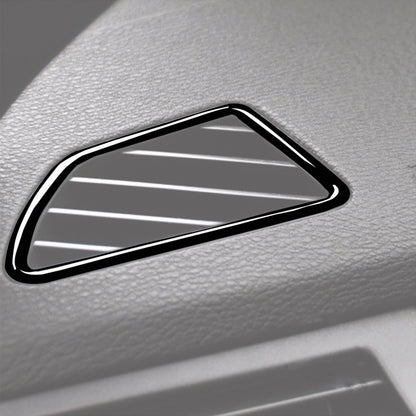 2pcs / Set Car Right Drive Dashboard Air Outlet Frame Decorative Sticker for BMW X5 E70 / X6 E71 2008-2013, Left and Right Drive Universal, Right Drive Dashboard Air Outlet