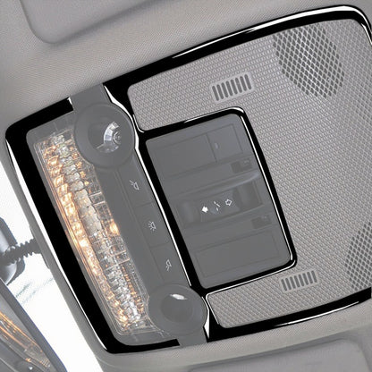 Car Reading Light Panel Decorative Sticker for BMW X5 E70 / X6 E71 2008-2013, Left and Right Drive Universal, Reading Light Panel