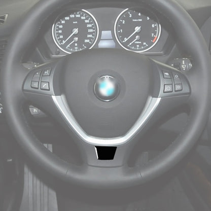 Car Steering Wheel Buttons Decorative Sticker for BMW E70 X5 / E71 X6 2008-2013, Left and Right Drive Universal, Steering Wheel Button