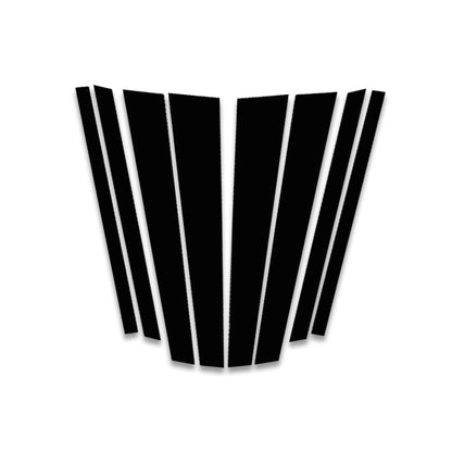 Car B Pillar Decorative Sticker for BMW X5 E70 2008-2013, Left and Right Drive Universal, B Pillar
