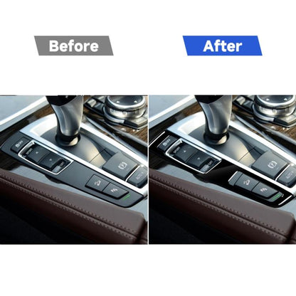 Car Left Drive Gear Panel Double Key Decorative Sticker for BMW Series 5 F10 2011-2017, For Series 5 F10 Double Key, Left Drive