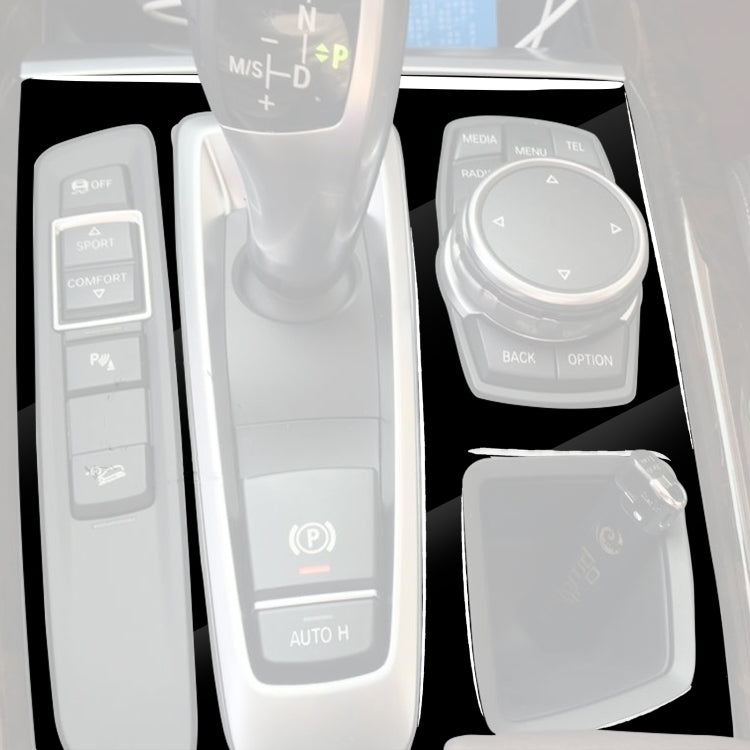 Car Left Drive Gear Panel Decorative Sticker for BMW X5 / X6 F15 F16 2014-2017, For X5 / X6 F15 F16, Left Drive