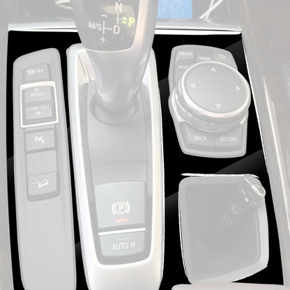 Car Left Drive Gear Panel Decorative Sticker for BMW X5 / X6 F15 F16 2014-2017, For X5 / X6 F15 F16, Left Drive