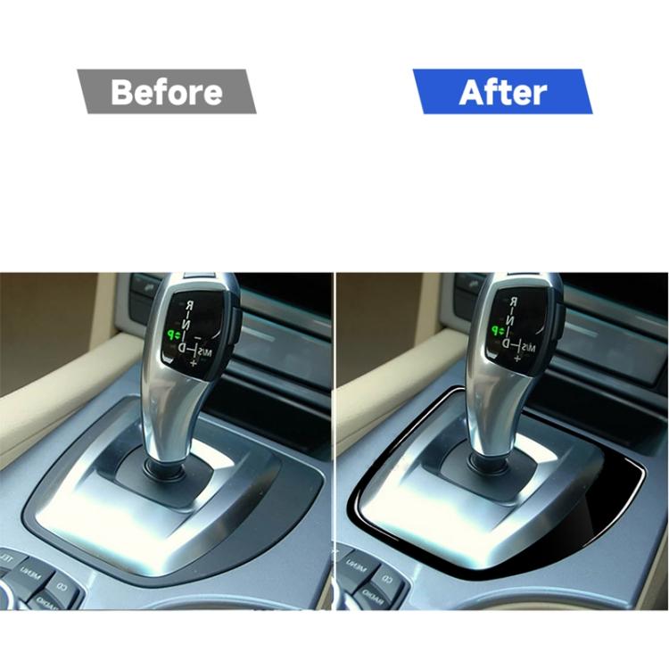 Car Right Drive Gear Panel Decorative Sticker for BMW Series 5 E60 2008-2010, For Series 5 E60 2008-2010, Right Drive