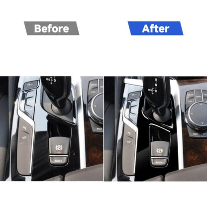 Car Left Drive Gear Panel Decorative Sticker for BMW Series 5 G38 528Li / 530Li / 540Li 2018, For Series 5 G38, Left Drive