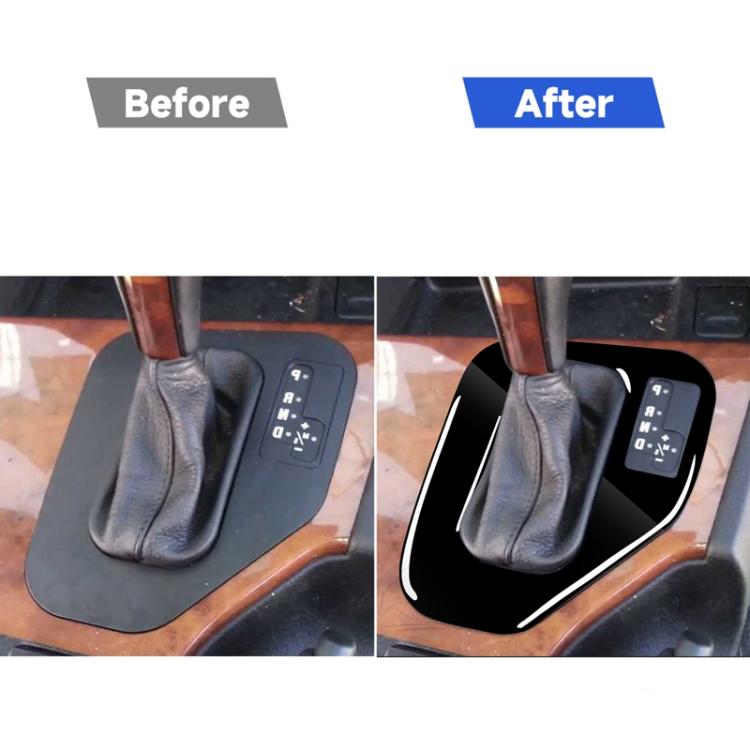Car Right Drive Gear Panel Decorative Sticker for BMW Series 5 E39 1995-2003, For Series 5 E39 1995-2003, Right Drive