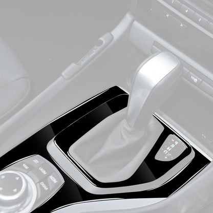 2pcs / Set Car Right Drive Gear Panel Decorative Sticker for BMW X1 E84 2011-2015, Set For X1 E84 2011-2015, Right Drive