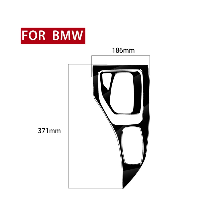 2pcs / Set Car Left Drive Gear Panel Decorative Sticker for BMW X1 E84 2011-2015, Set For X1 E84 2011-2015, Left Drive