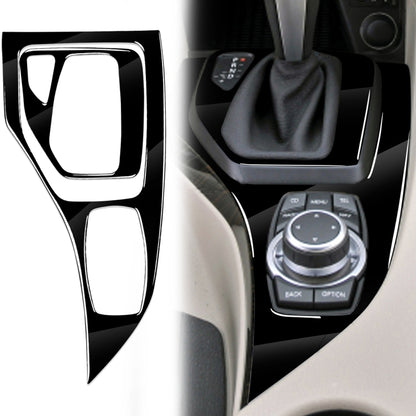 2pcs / Set Car Left Drive Gear Panel Decorative Sticker for BMW X1 E84 2011-2015, Set For X1 E84 2011-2015, Left Drive