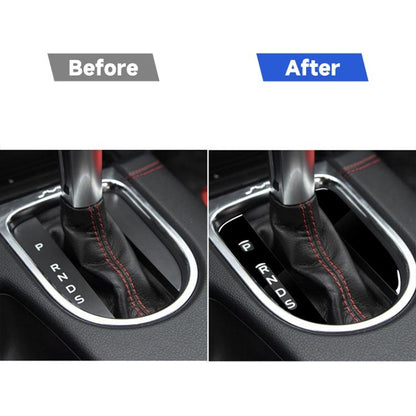 For Ford Mustang 2015-2020 Car Left Drive Gear Shift Pad Decorative Sticker, For Mustang 2015-2020, Gear Shift Pad, Right Drive