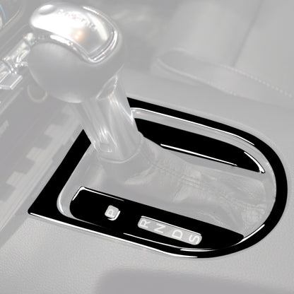 For Ford Mustang 2015-2020 Car Left Drive Gear Panel Frame Decorative Sticker Set, Set For Ford Mustang 2015-2020, Left Drive