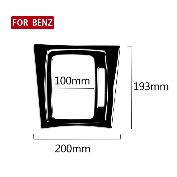 For Mercedes-Benz W204 C-class 2007-2013 Car Right Drive Gear Panel Decorative Sticker Set, For W204 C-class, Right Drive