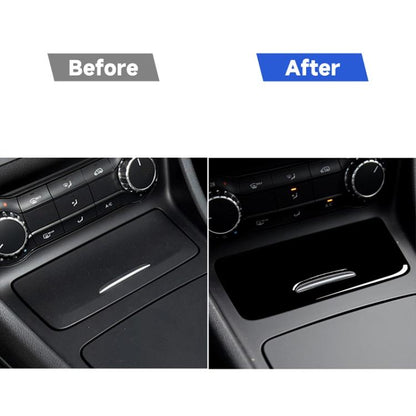 Car Central Cigarette Lighter Cover Decorative Sticker For Mercedes-Benz A-class 2013-2018 / CLA 2013-2017 / GLA 2015-2018, Left and Right Drive Universal, For A-class 2013-2018, Cigarette Lighter Cover