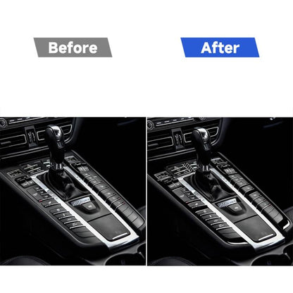 Car Function Button Frame Decorative Sticker For Porsche Panamera 2010-2016, Left and Right Drive Universal, For Panamera 2010-2016, Function Button Frame