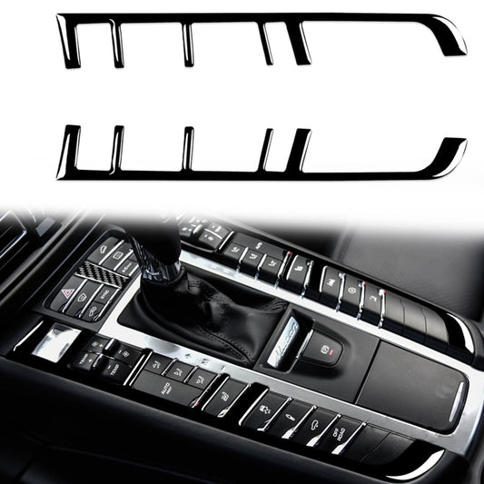 Car Function Button Frame Decorative Sticker For Porsche Panamera 2010-2016, Left and Right Drive Universal, For Panamera 2010-2016, Function Button Frame