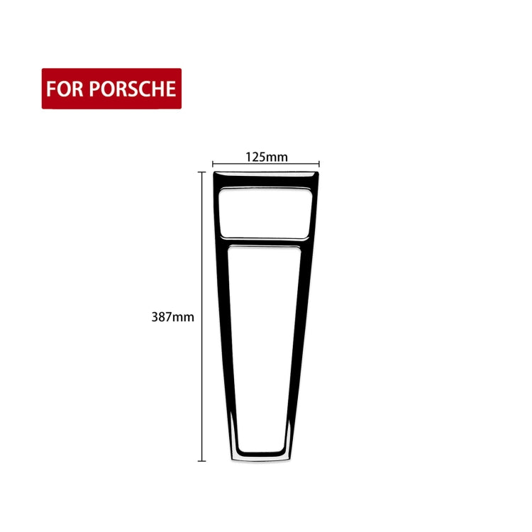 For Porsche Macan 2014-2021 Car Gear Panel Decorative Sticker, Left and Right Drive Universal, For Macan 2014-2021, Gear Panel